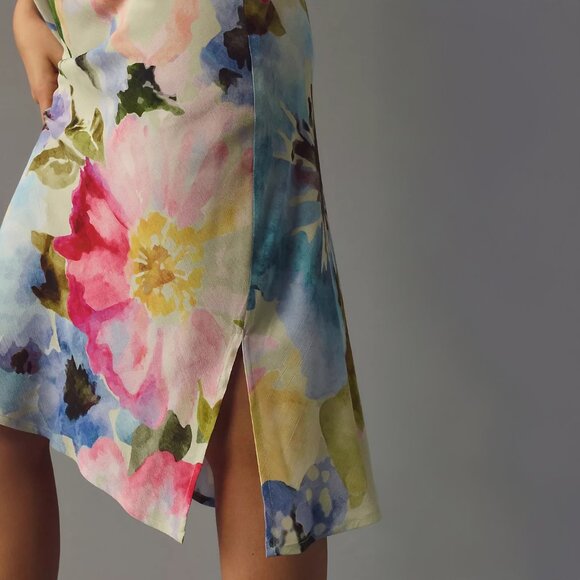 Anthropologie Conditions Apply Sleeveless Slim Midi Dress - sz Medium - Picture 4 of 11